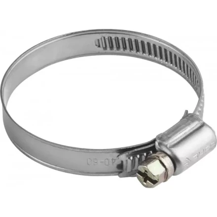 Хомуты ЗУБР &quot;ЭКСПЕРТ&quot;, нерж. сталь, накатная лента 9 мм, 40-60 мм, 5 шт 3787-40-60 купить в Ханты-Мансийске