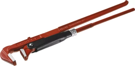 Ключ трубный ЗУБР &quot;МАСТЕР&quot; рычажный, прямые губки, цельнокованный, № 2, 1.5&quot; 27314-2 купить в Ханты-Мансийске