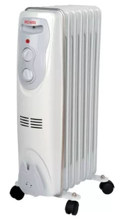 Маслянный радиатор обогреватель электрический Ресанта ОМ-7Н купить в Ханты-Мансийске