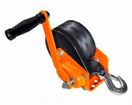 Лебедка ручная барабанная с тормозом Magnus-Profi LRT-1100, 1100 кг, лента 10 м купить в Ханты-Мансийске
