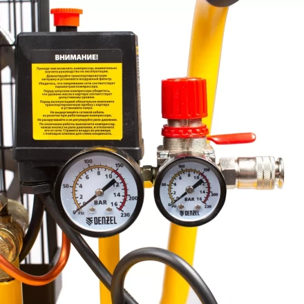 Компрессор воздушный BCI2300/50, ременный привод, 2.3 кВт, 50 литров, 400 л/мин Denzel 58113 купить в Ханты-Мансийске