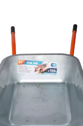 Тачка строительная 90 л 150 кг TOR WB одноколесная 1025872 купить в Ханты-Мансийске