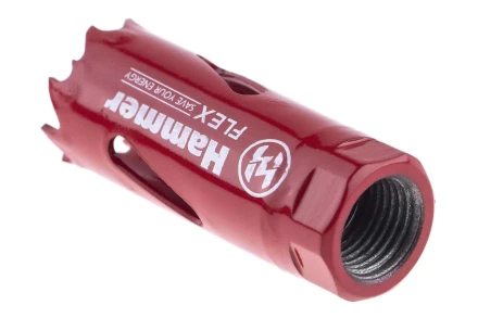 Коронка биметаллическая HAMMER Ф20х38мм 1/2" BiMETALL (224-002) купить в Ханты-Мансийске