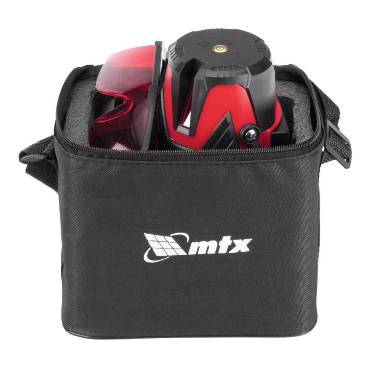 Лазерный уровень MXL RED, 30 м, красный луч, акк. Li 2400 mAh, сумка, резьба 5/8" // MTX 35012 купить в Ханты-Мансийске