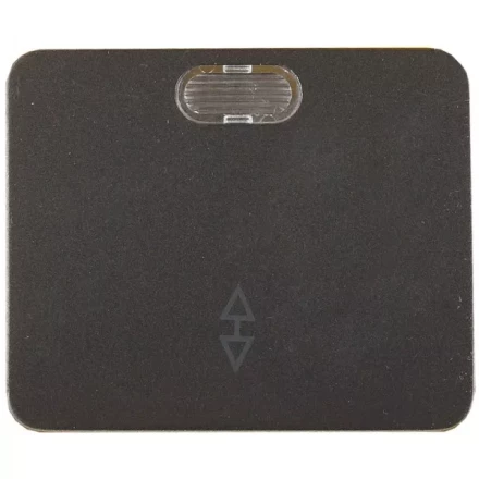 Выключатель СВЕТОЗАР "ГАММА" проходной, с подсветкой, одноклавишный, без вставки и рамки, цвет темно-серый металлик, 10A SV-54138-DM купить в Ханты-Мансийске