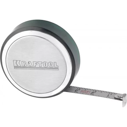 Рулетка KRAFTOOL, SuperKompakt, корпус из нержавеющей стали, 2мх8мм 34147-02 купить в Ханты-Мансийске