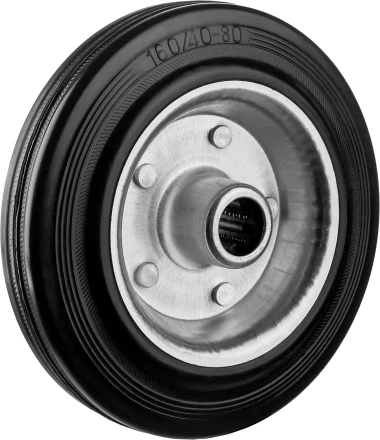 ЗУБР d 160 мм, г/п 145 кг, игольчатый подшипник, резина/металл, колесо, Профессионал (30936-160) купить в Ханты-Мансийске
