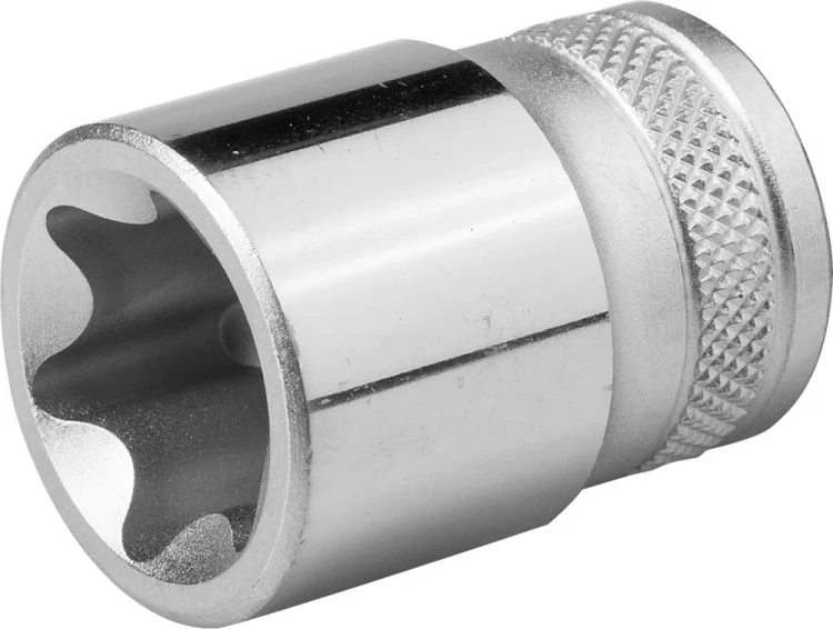 Торцовая головка KRAFTOOL "INDUSTRIE QUALITAT", Cr-V, внешний TORX, хромосатинированная, 1/2", Е 24 27810-24_z01 купить в Ханты-Мансийске