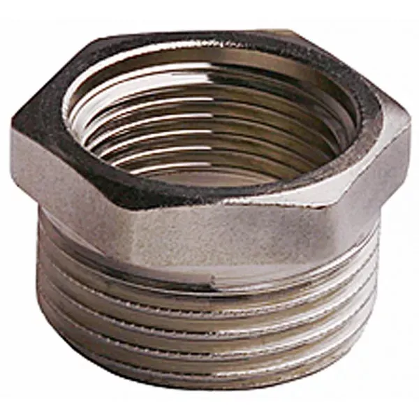 Футорка GENERAL FITTINGS никелированная латунь, 1/2" х 3/8" 51081-1/2-3/8 купить в Ханты-Мансийске