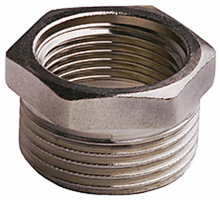 Футорка GENERAL FITTINGS никелированная латунь, 1/2" х 3/8" 51081-1/2-3/8 купить в Ханты-Мансийске