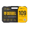 Набор инструментов Denzel 15814, 1/2", 1/4", CrV, S2, пластиковый кейс, 109 предметов купить в Ханты-Мансийске