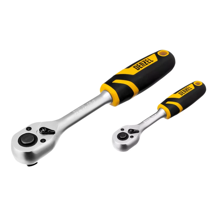 Набор инструментов Denzel 15814, 1/2", 1/4", CrV, S2, пластиковый кейс, 109 предметов купить в Ханты-Мансийске