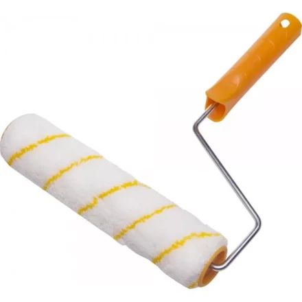 Валик GIRPAINT ПОЛИАКРИЛ малярный в сборе, ворс 12мм, бюгель 6мм, 40х240мм, STAYER Master 0315-24 купить в Ханты-Мансийске