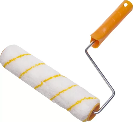 Валик GIRPAINT ПОЛИАКРИЛ малярный в сборе, ворс 12мм, бюгель 6мм, 40х240мм, STAYER Master 0315-24 купить в Ханты-Мансийске