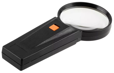 Лупа STAYER &quot;STANDARD&quot; с подсветкой, 3 кратное увеличение, диаметр линзы - 75мм 40522-75 купить в Ханты-Мансийске