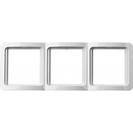 Панель СВЕТОЗАР &quot;ГАММА&quot; тройная вертикальная, цвет белый SV-54149-W купить в Ханты-Мансийске