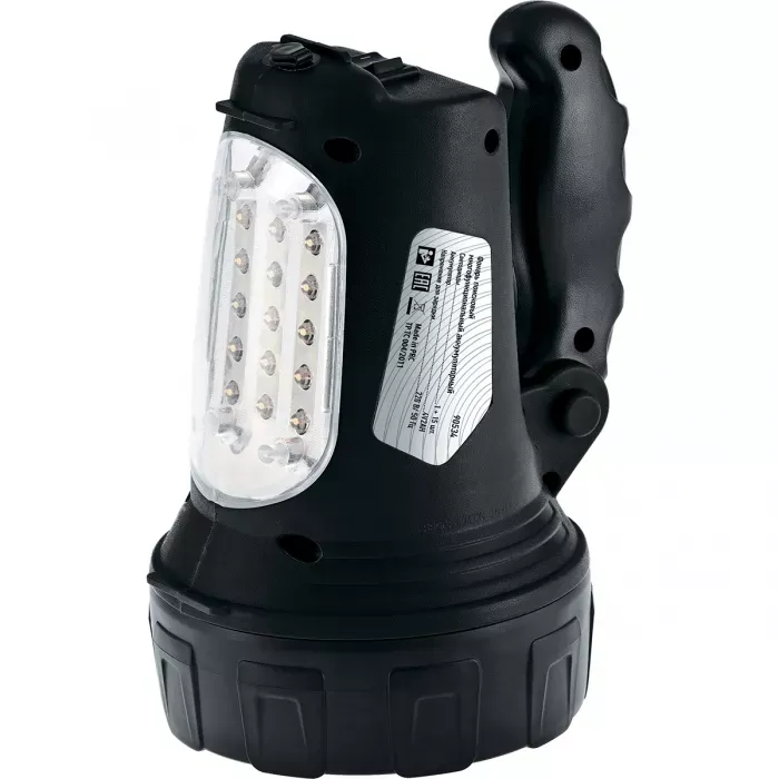 Фонарик поисковый, многофункциональный, аккумуляторный,1+ 15 LED , Stern 90534 купить в Ханты-Мансийске