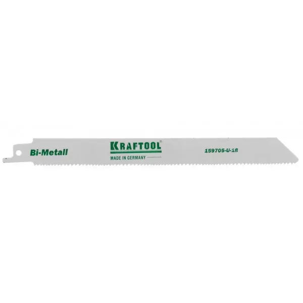 Полотно KRAFTOOL "INDUSTRIE QUALITAT", S1122VF, для эл/ножовки, Bi-Metall, по металлу, дереву, шаг 1,8-2,5мм, 180мм 159705-U-18 купить в Ханты-Мансийске