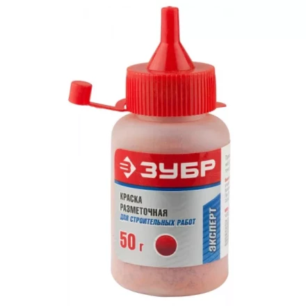 Краска ЗУБР разметочная для строительных работ, красная, 50г 4-06405-2_z01 купить в Ханты-Мансийске