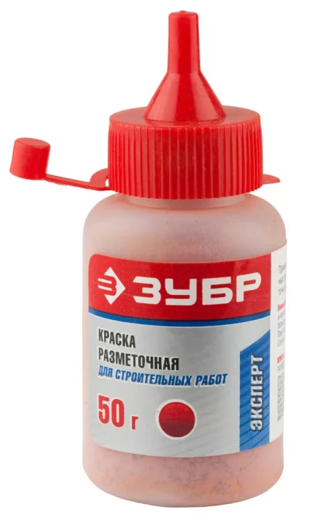 Краска ЗУБР разметочная для строительных работ, красная, 50г 4-06405-2_z01 купить в Ханты-Мансийске