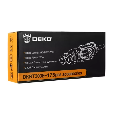 Гравер электрический DEKO DKRT200E DEKO 175 tools, 063-1416 купить в Ханты-Мансийске