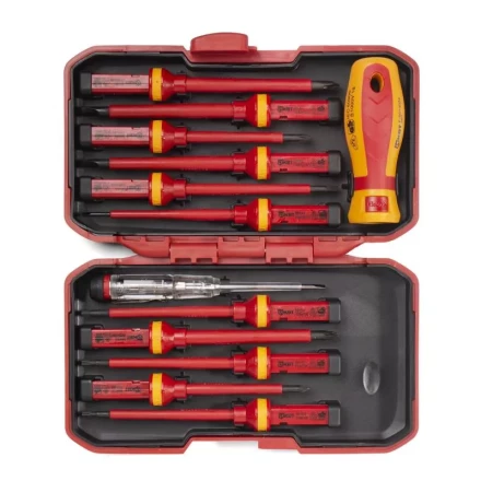 Диэлектрическая отвертка НИО-4412 с набором бит КВТ купить в Ханты-Мансийске