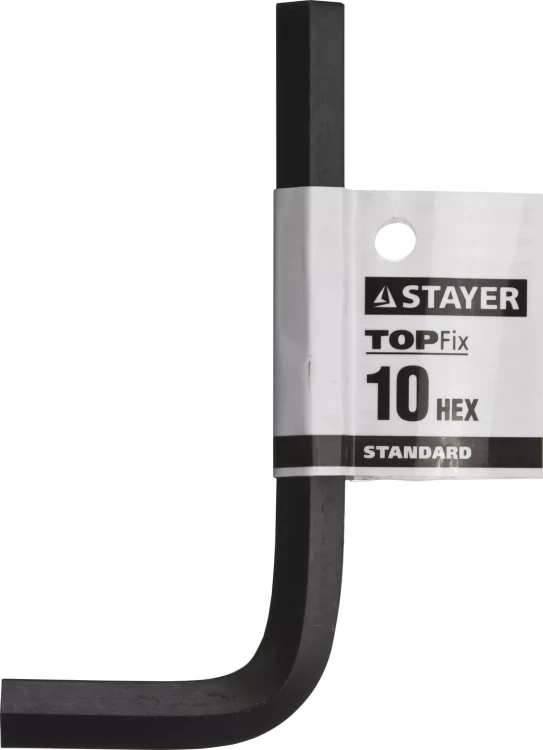 Ключ имбусовый STAYER "STANDARD", сталь, черный, 10мм 27405-10 купить в Ханты-Мансийске