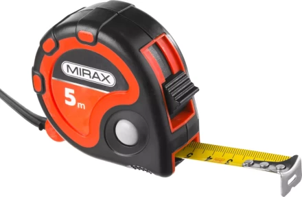 Рулетка MIRAX, 3 стопора, двухкомпонентный пластиковый корпус, 5мх19мм 34013-05-19 купить в Ханты-Мансийске