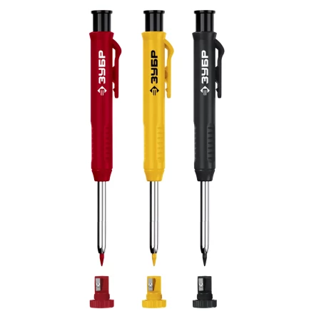 ЗУБР АСК набор: 18 сменных грифелей: 6ч + 6ж + 6к ( d 2,8 мм, HB), 3 автоматических карандаша (06312-H6) купить в Ханты-Мансийске