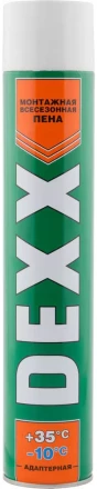 Пена монтажная, адаптерная, всесезонная, 750мл, DEXX 41123 купить в Ханты-Мансийске