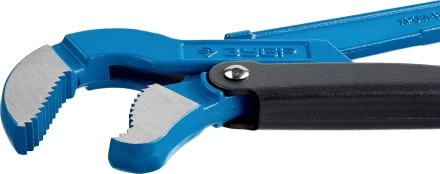 Ключ трубный рычажный ЗУБР &quot;ПРОФЕССИОНАЛ&quot;, тип &quot;S&quot;, изогнутые губки для труднодоступ мест, цельнокованный, Сr-V, № 2, 1,5&quot; 27336-2_z01 купить в Ханты-Мансийске