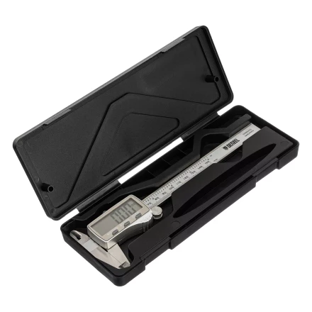 Штангенциркуль Denzel 31614, 150 мм, электронный, большой дисплей, с глубиномером купить в Ханты-Мансийске