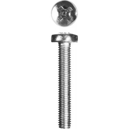 Винт ЗУБР &quot;МАСТЕР&quot; DIN 7985, класс прочности 4.8, оцинкованный, M5x30мм, 5кг 303150-05-030 купить в Ханты-Мансийске