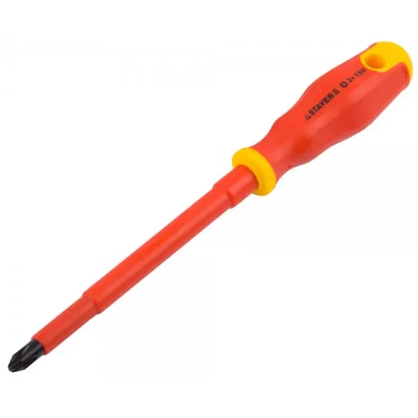 Отвертка STAYER "PROFI" "ELECTRO" диэлектрическая до 1000В, двухкомп рукоятка, PH № 3 х 150мм 25142-3-15_z01 купить в Ханты-Мансийске