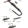 Горелка TECH TS 26FLEX М12х1 8метр IOR6306 Сварог купить в Ханты-Мансийске