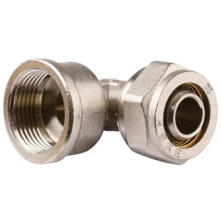 Уголок ЗУБР с внутренней резьбой, цанга-гайка, 3/4"х20х2,0 мм, никель 51410-20-3/4 купить в Ханты-Мансийске