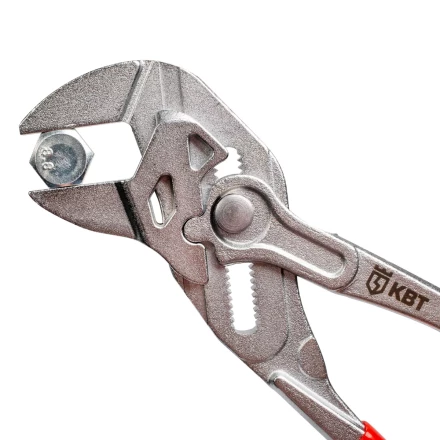 Клещи переставные — гаечный ключ КВТ 180 мм с кнопочной самофиксацией (82147) купить в Ханты-Мансийске