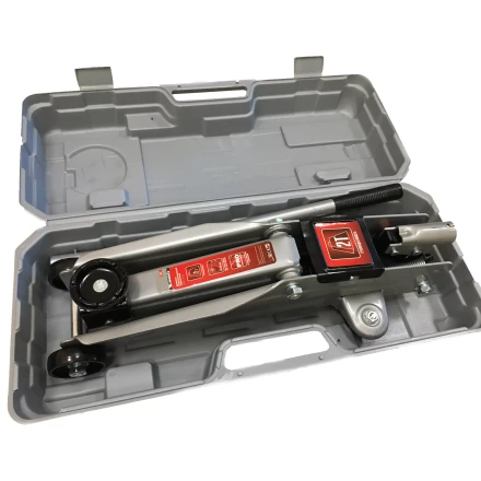 Домкрат гидравлический подкатной 2 т h подъема 135–385 мм в пласт. кейсе  MATRIX MASTER 51028 купить в Ханты-Мансийске