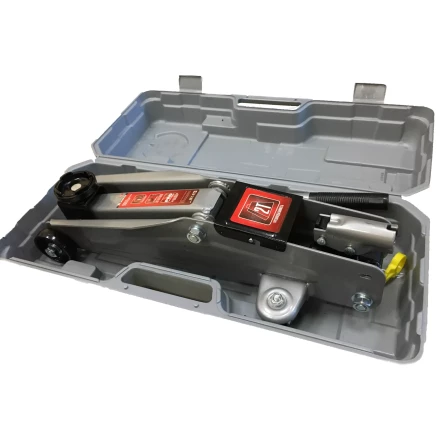 Домкрат гидравлический подкатной 2 т h подъема 135–385 мм в пласт. кейсе  MATRIX MASTER 51028 купить в Ханты-Мансийске