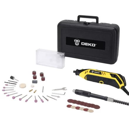 Гравер электрический DEKO DKRT200E DEKO 43 tools + case, 063-1411 купить в Ханты-Мансийске