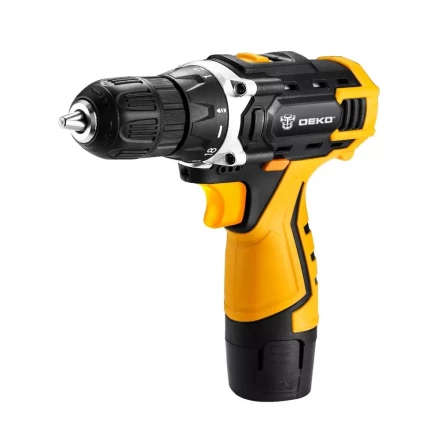 Дрель аккумуляторная DKCD12FU-Li DEKO + набор 63 инструмента, 063-4101 купить в Ханты-Мансийске