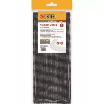 Сетка абразивная DENZEL P 400 115х280 мм 5шт 75187 купить в Ханты-Мансийске