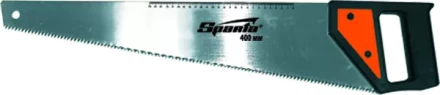 Ножовка по дереву 400 мм 5-6 TPI каленый зуб линейка пластиковая рукоятка SPARTA 232305 купить в Ханты-Мансийске