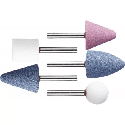 Набор STAYER "MASTER": Абразивные минишарошки-насадки для гравера и дрели, хвостовик d 3,2мм, 5 предм. 2988-H5 купить в Ханты-Мансийске