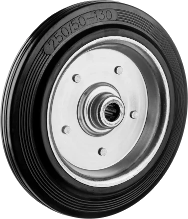 ЗУБР d 250 мм, г/п 210 кг, игольчатый подшипник, резина/металл, колесо, Профессионал (30936-250) купить в Ханты-Мансийске
