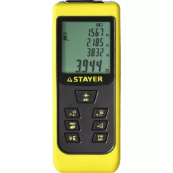 Дальномер STAYER "MASTER" MAX-Control лазерный, 2 точки отсчета, дальность 50м, точность 2мм 34957