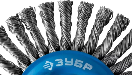 ЗУБР &quot;ПРОФЕССИОНАЛ&quot;. Щетка дисковая для УШМ, плетеные пучки стальной проволоки 0,5мм, 150ммхМ14 35192-150_z02 купить в Ханты-Мансийске