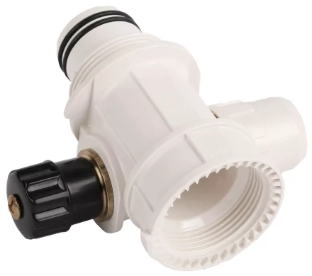 Коллектор ЗУБР &quot;ШиреФит&quot; сборный с вентилем&quot;внутренняя резьба - штуцер с гайкой - штуцер с гайкой&quot;, 32мм-16мм-32мм 51517-32-16-32 купить в Ханты-Мансийске