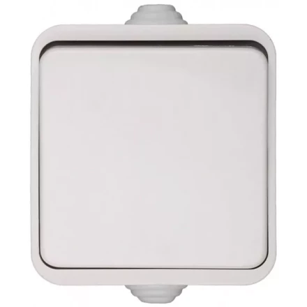 Выключатель СВЕТОЗАР БАТТЕРФЛЯЙ одноклавишный, цвет белый,10А/~250В SV-54330-W купить в Ханты-Мансийске