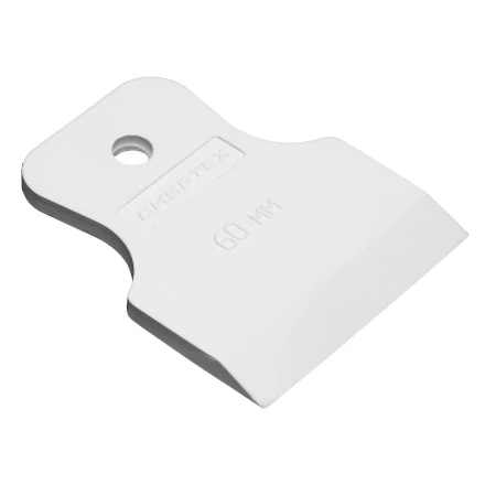 Шпатель, белая резина, 60 мм Россия Сибртех 85832 купить в Ханты-Мансийске